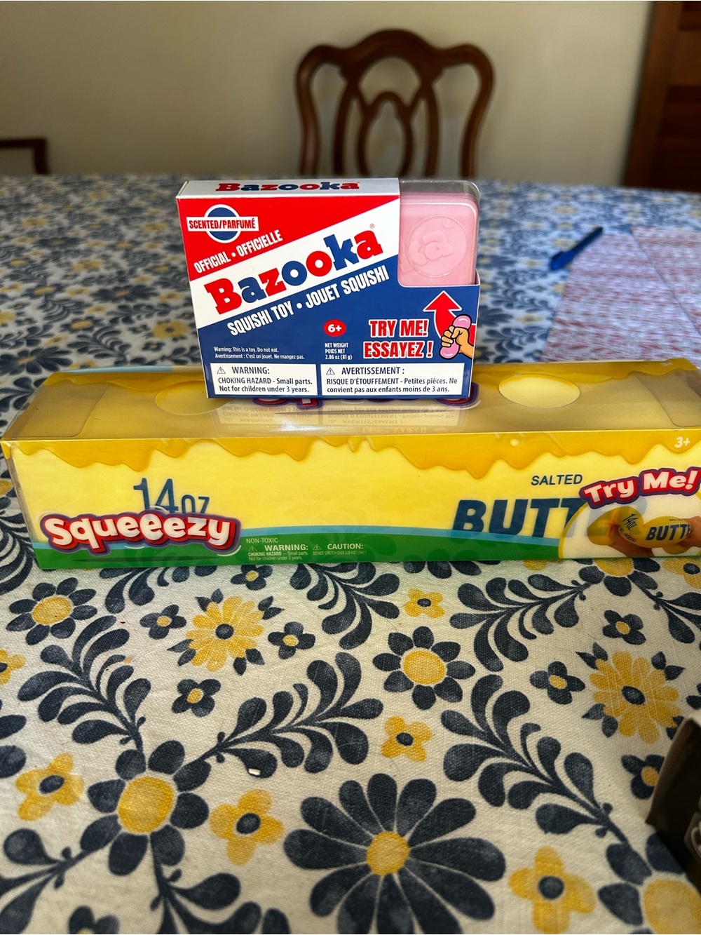 14 Oz Butter & Bazooka Scented Gum Stress Reliever - Fidget Toys